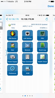 IPMIView Mobile (1 of 2)